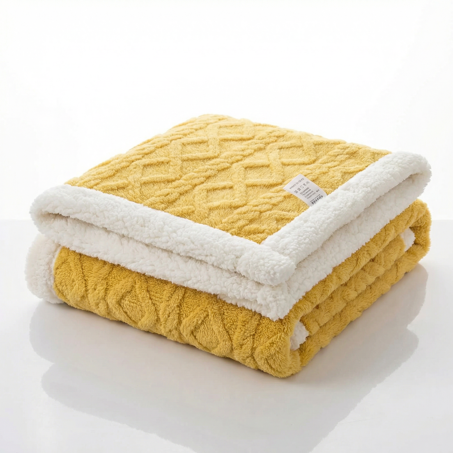 Reversible Sherpa Blanket with Plush Fleece | Lightweight & Breathable Comfort for All Seasons