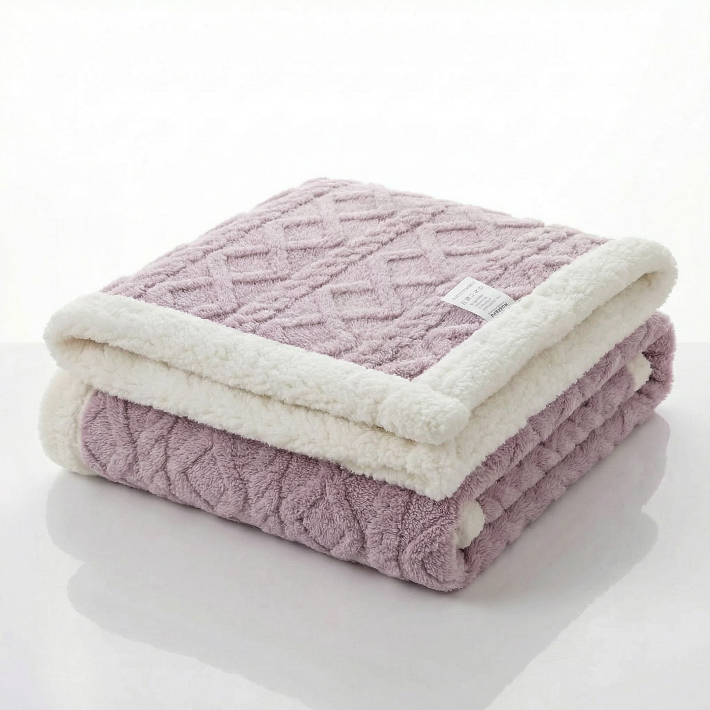 Reversible Sherpa Blanket with Plush Fleece | Lightweight & Breathable Comfort for All Seasons