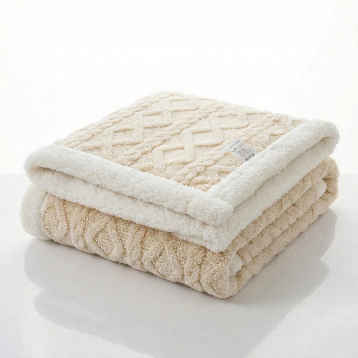 Reversible Sherpa Blanket with Plush Fleece | Lightweight & Breathable Comfort for All Seasons