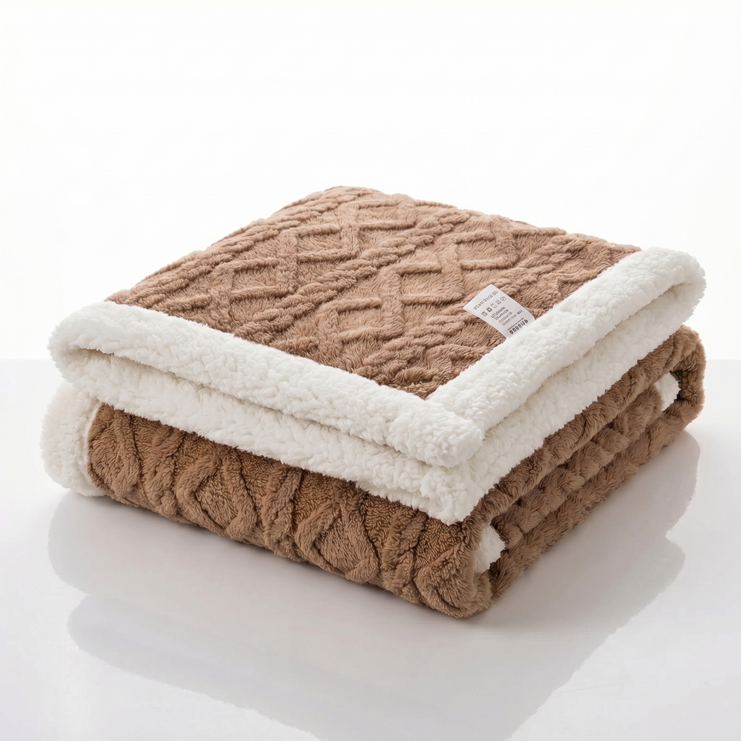 Reversible Sherpa Blanket with Plush Fleece | Lightweight & Breathable Comfort for All Seasons