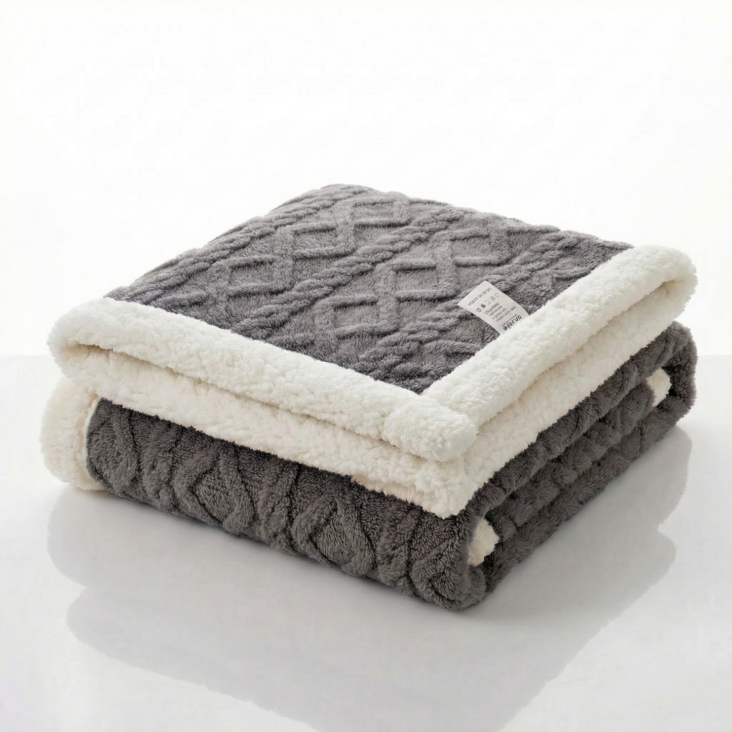 Reversible Sherpa Blanket with Plush Fleece | Lightweight & Breathable Comfort for All Seasons