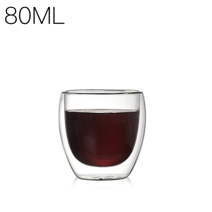 Heat-Resistant Double Wall Cups Set