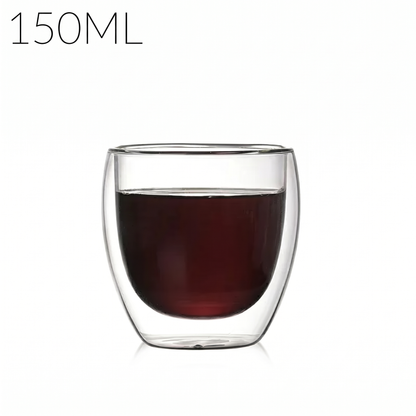 Heat-Resistant Double Wall Cups Set