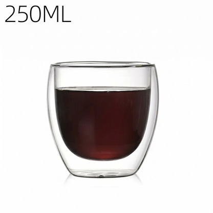 Heat-Resistant Double Wall Cups Set
