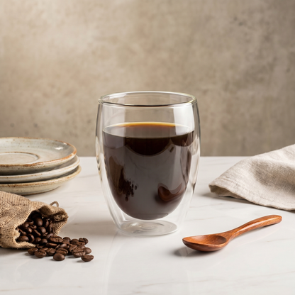 Heat-Resistant Double Wall Cups Set