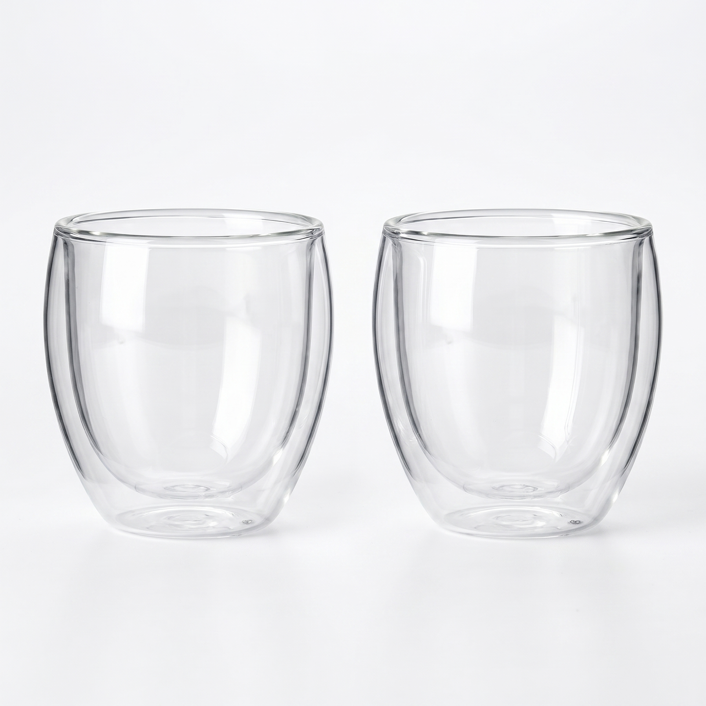 Heat-Resistant Double Wall Cups Set