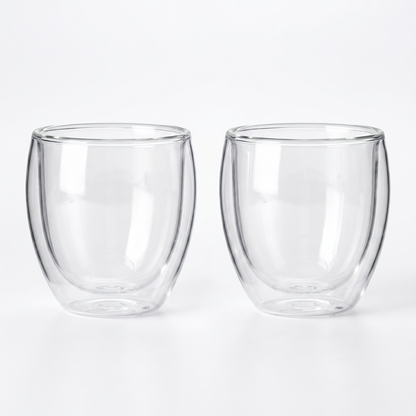 Heat-Resistant Double Wall Cups Set
