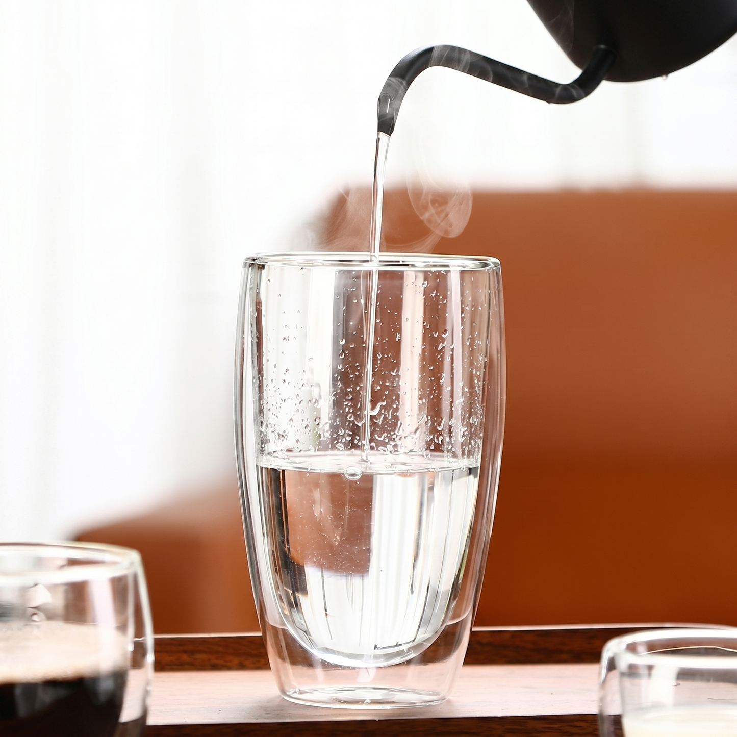 Heat-Resistant Double Wall Cups Set