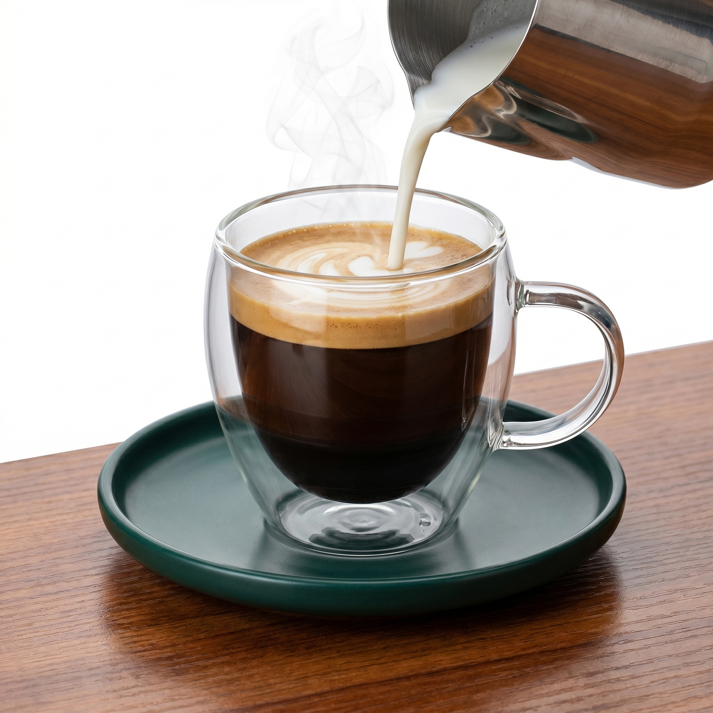 Heat-Resistant Double Wall Glass Cups Set