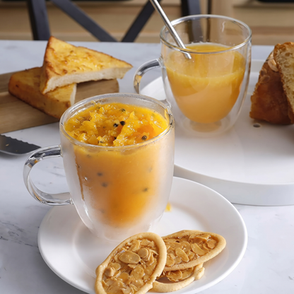 Heat-Resistant Double Wall Glass Cups Set