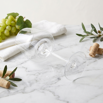 Elegant Crystal Wine Glasses Set with Exceptional Clarity for Sophisticated Dining