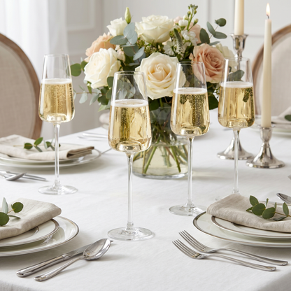 Elegant Crystal Wine Glasses Set with Exceptional Clarity for Sophisticated Dining