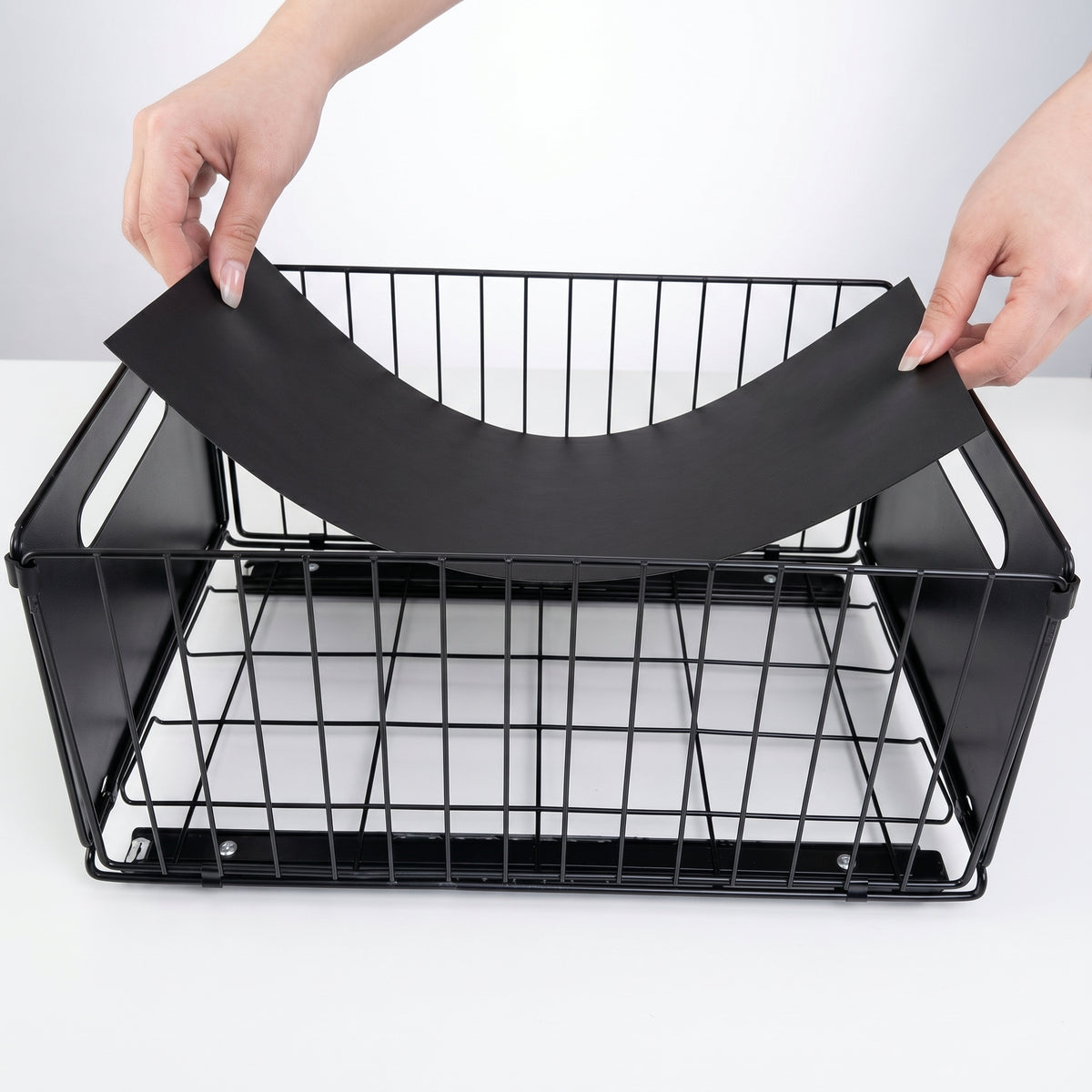 Pull-Out Kitchen Cabinet Storage Rack for Snacks, Jars and Pantry Items
