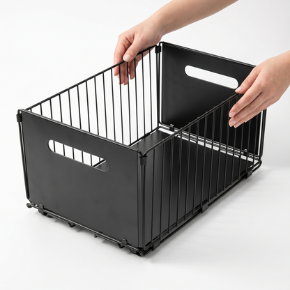 Pull-Out Kitchen Cabinet Storage Rack for Snacks, Jars and Pantry Items