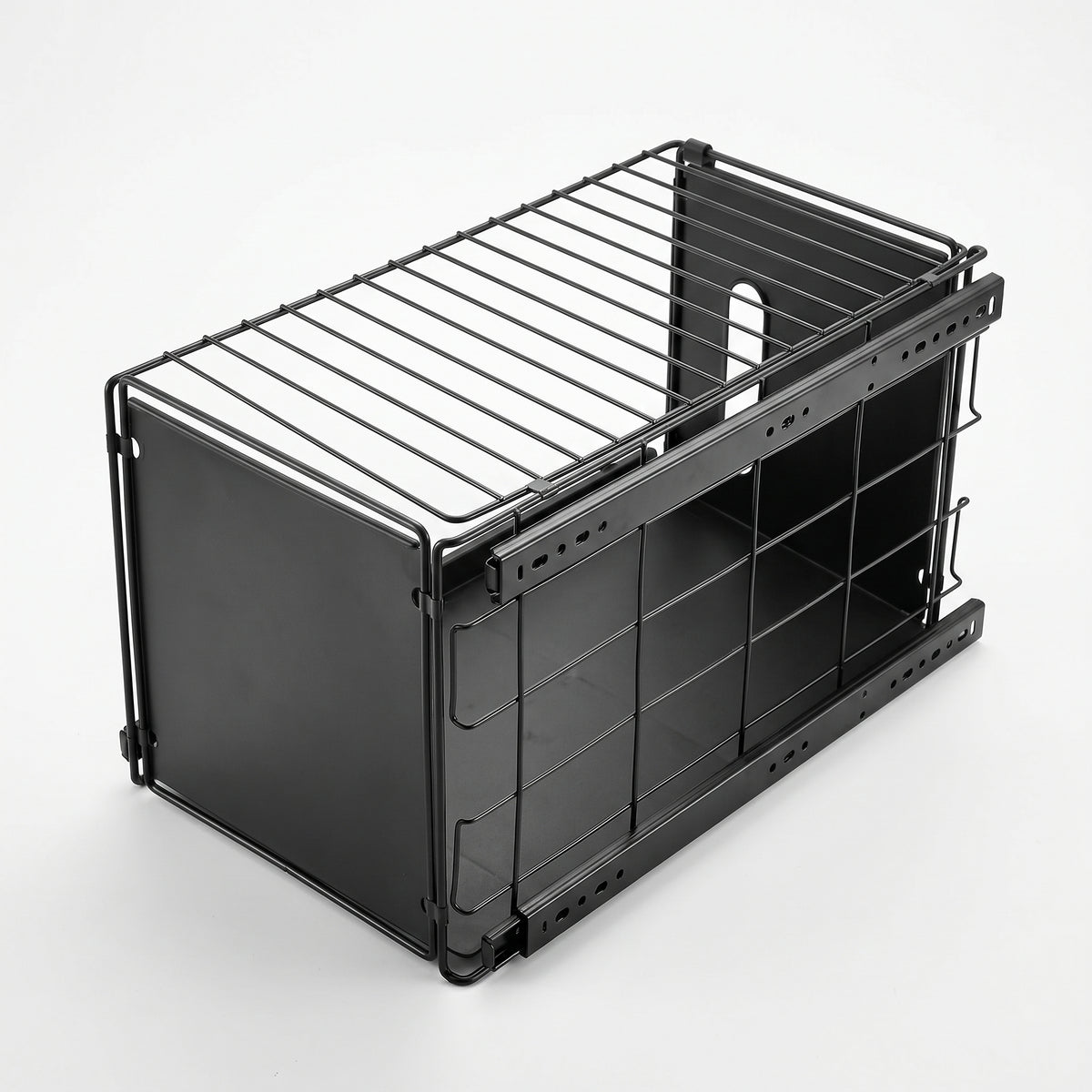 Pull-Out Kitchen Cabinet Storage Rack for Snacks, Jars and Pantry Items