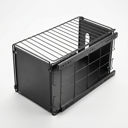 Pull-Out Kitchen Cabinet Storage Rack for Snacks, Jars and Pantry Items