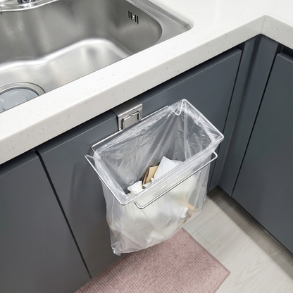 Over-Cabinet Hanging Kitchen Rack for Bags, Towels and Small Items