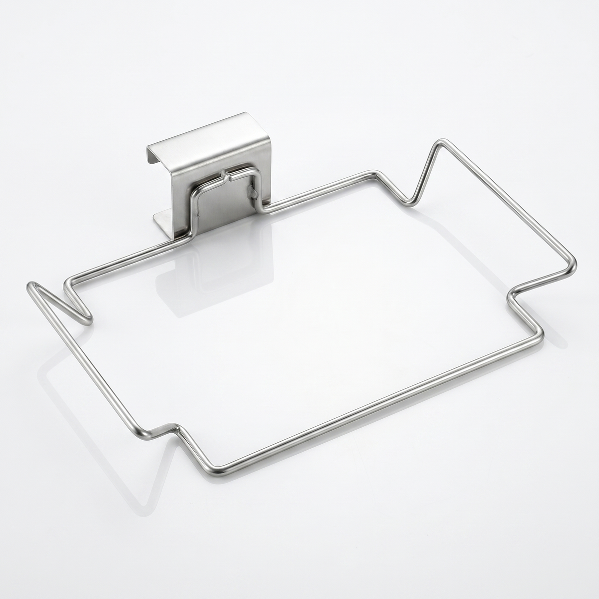 Over-Cabinet Hanging Kitchen Rack for Bags, Towels and Small Items