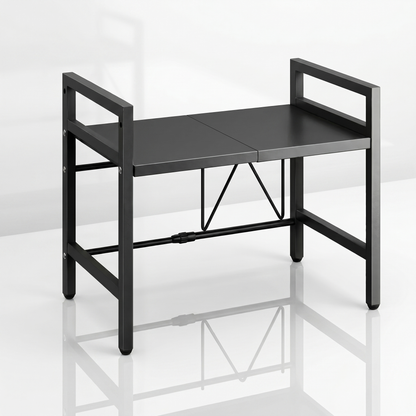 Expandable Microwave Shelf Rack for Countertop Kitchen Storage