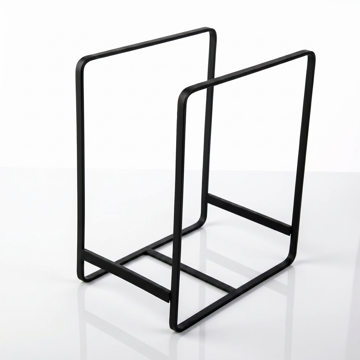 Slim Plate and Lid Organizer Rack for Kitchen Counters