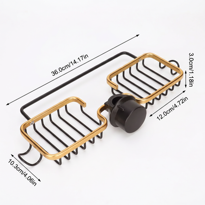 Aluminum Kitchen Sink Caddy with Multi-Functional Design