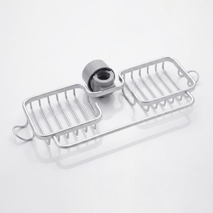 Aluminum Kitchen Sink Caddy with Multi-Functional Design