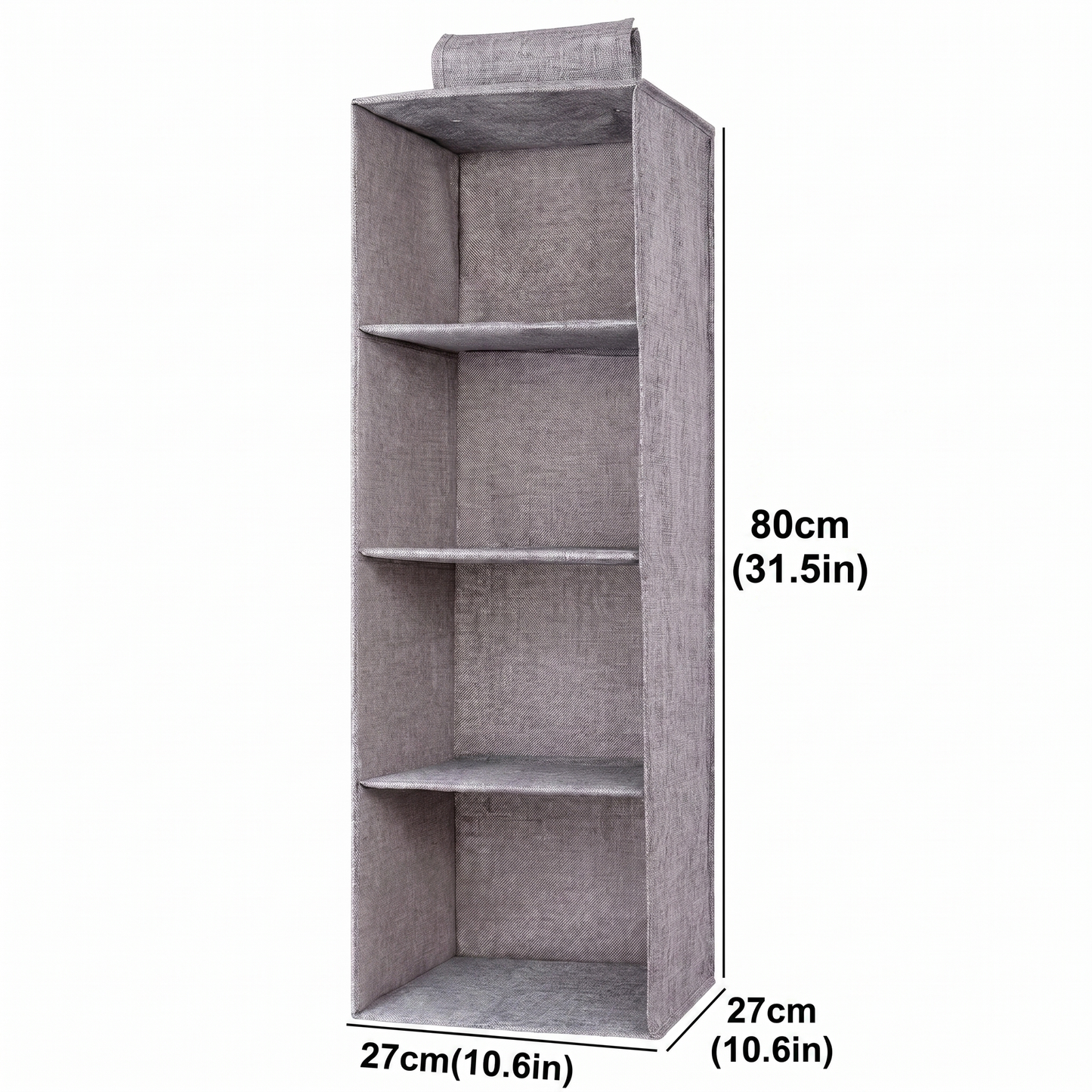 Hanging Wardrobe Shelf Organizer for Folded Clothes and Accessories