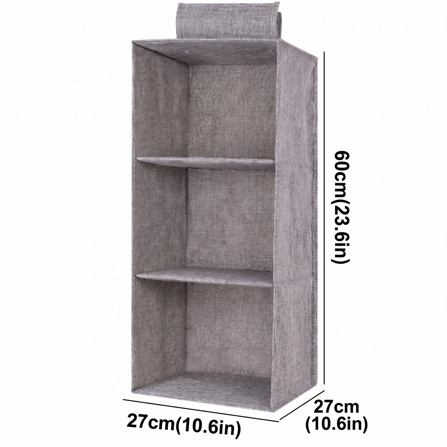 Hanging Wardrobe Shelf Organizer for Folded Clothes and Accessories