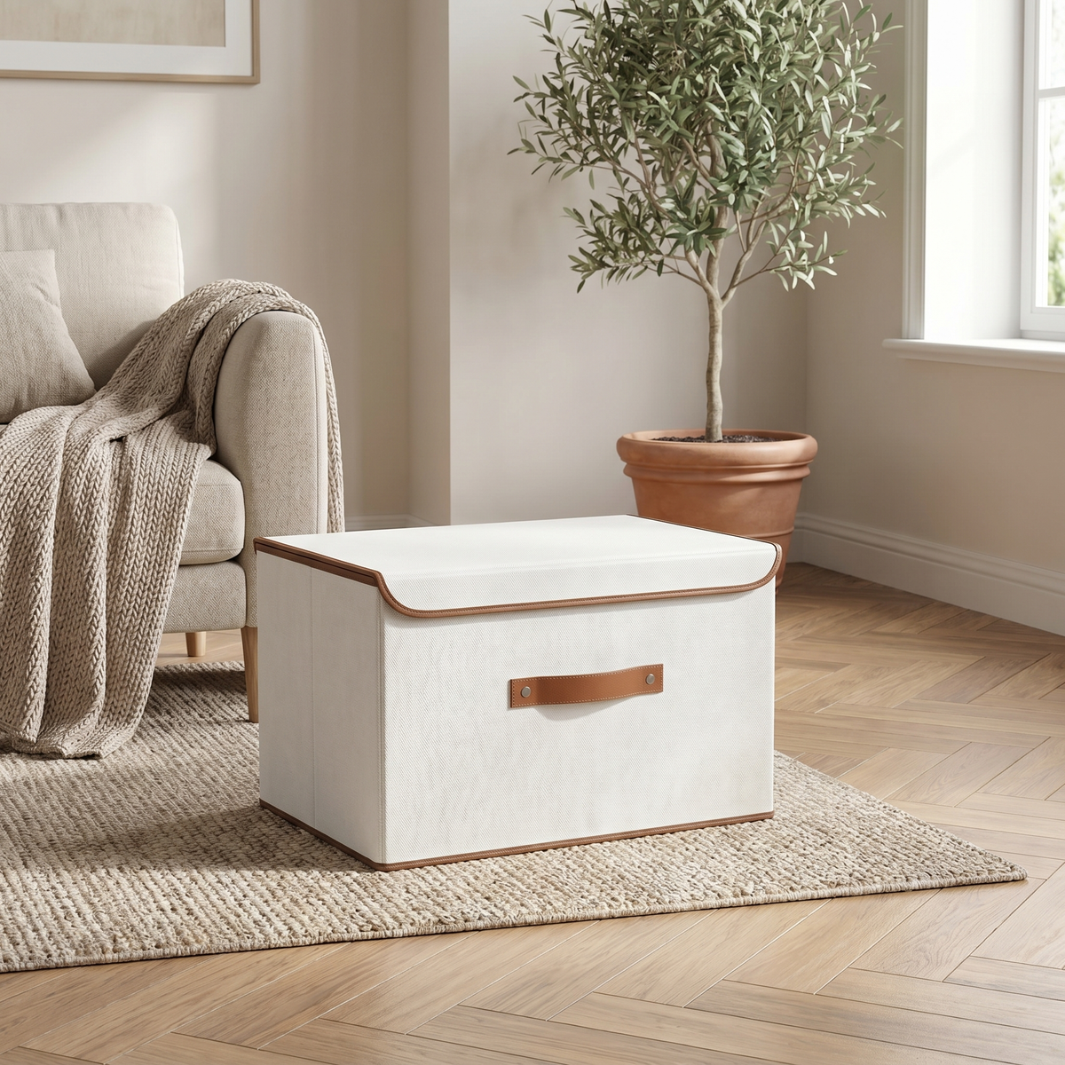Versatile Storage Box | Large Storage Container with Lid for Organized Spaces