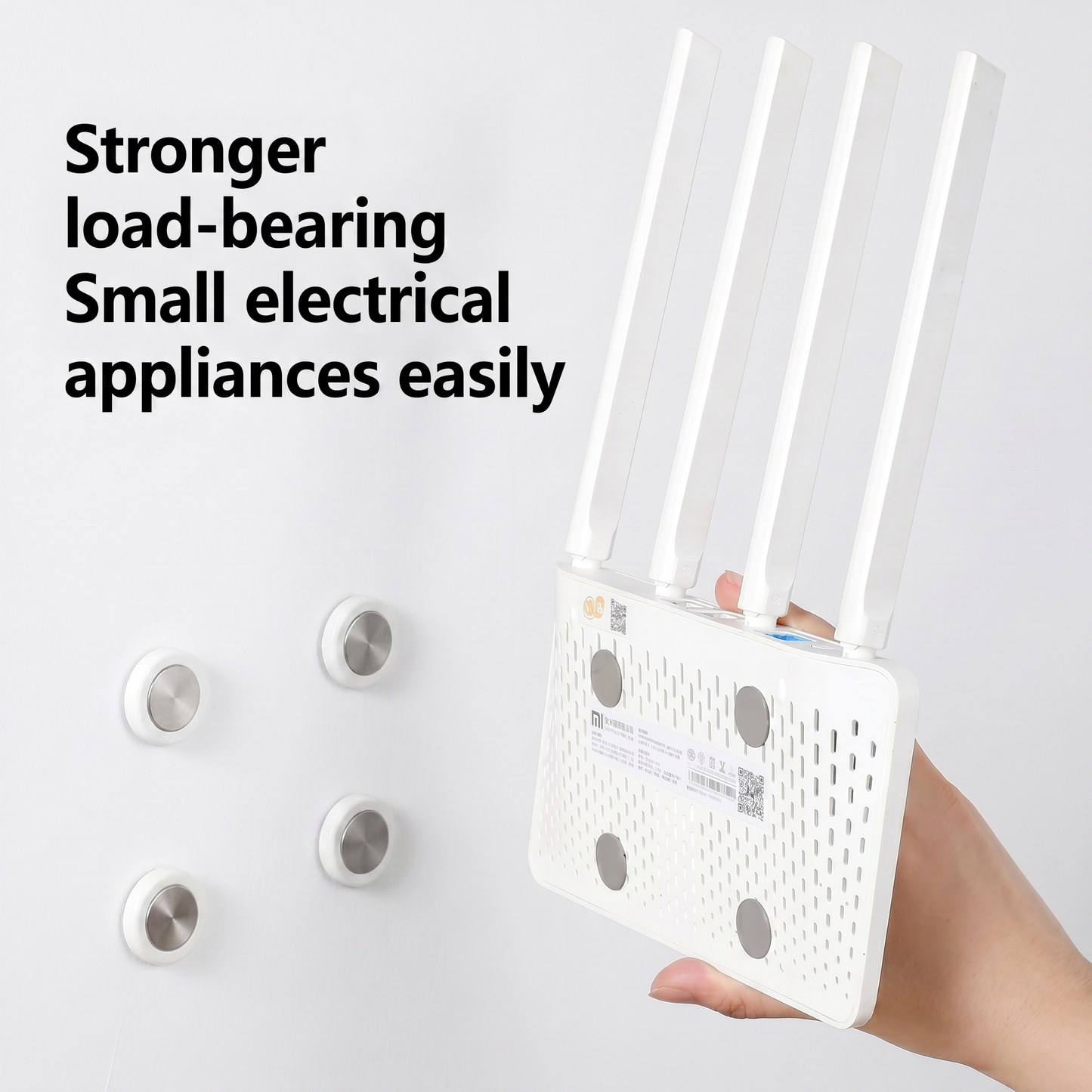 Magnetic Remote Control Holder with Adhesive Wall Mount
