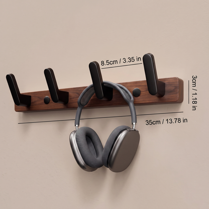 Rustic Wall-Mounted Coat Hooks for Entryway and Home Storage