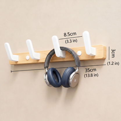 Rustic Wall-Mounted Coat Hooks for Entryway and Home Storage