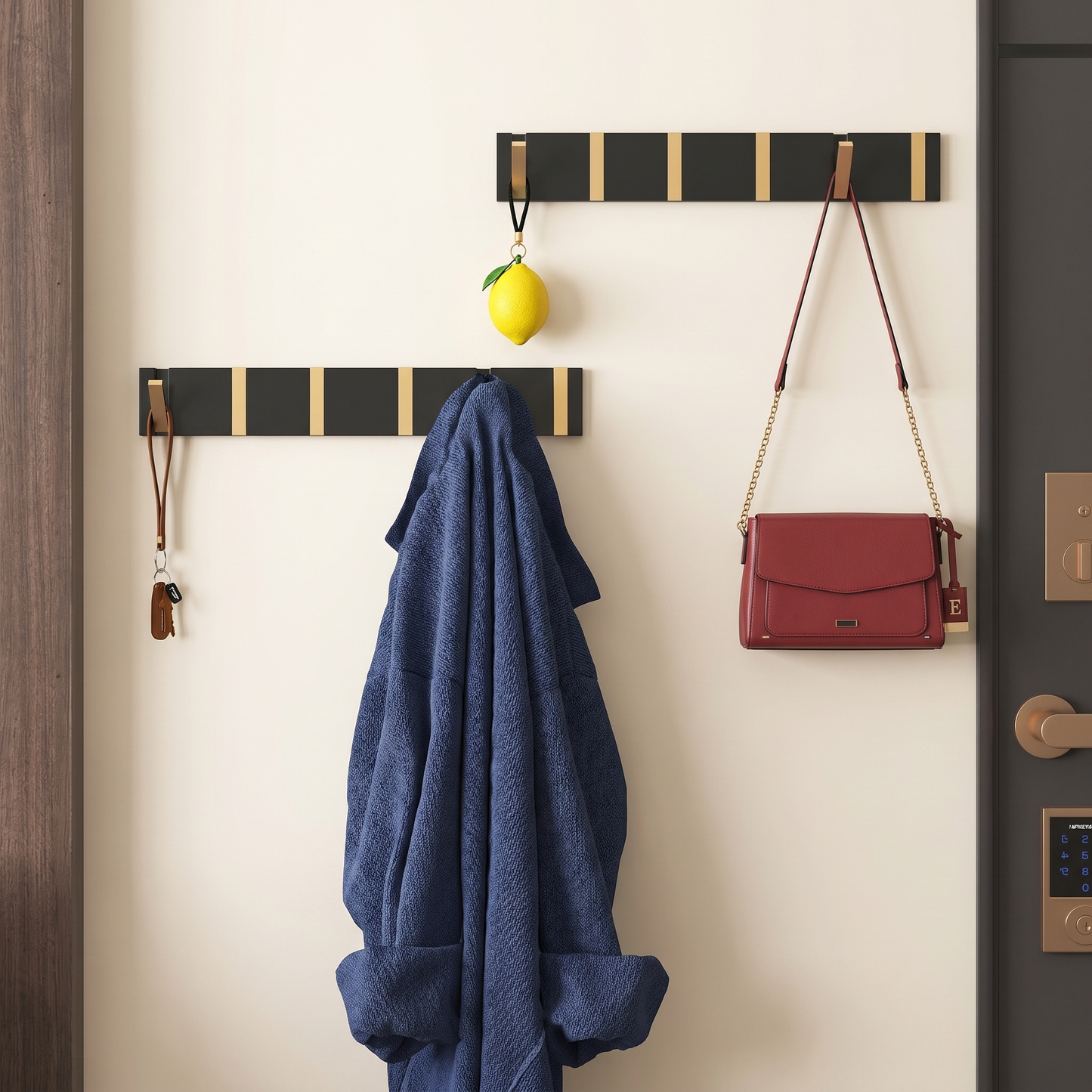 Wall Hook for Coats with Foldable Design & Durable Steel
