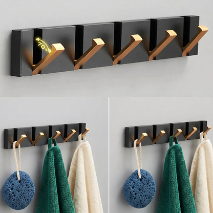 Wall Hook for Coats with Foldable Design & Durable Steel