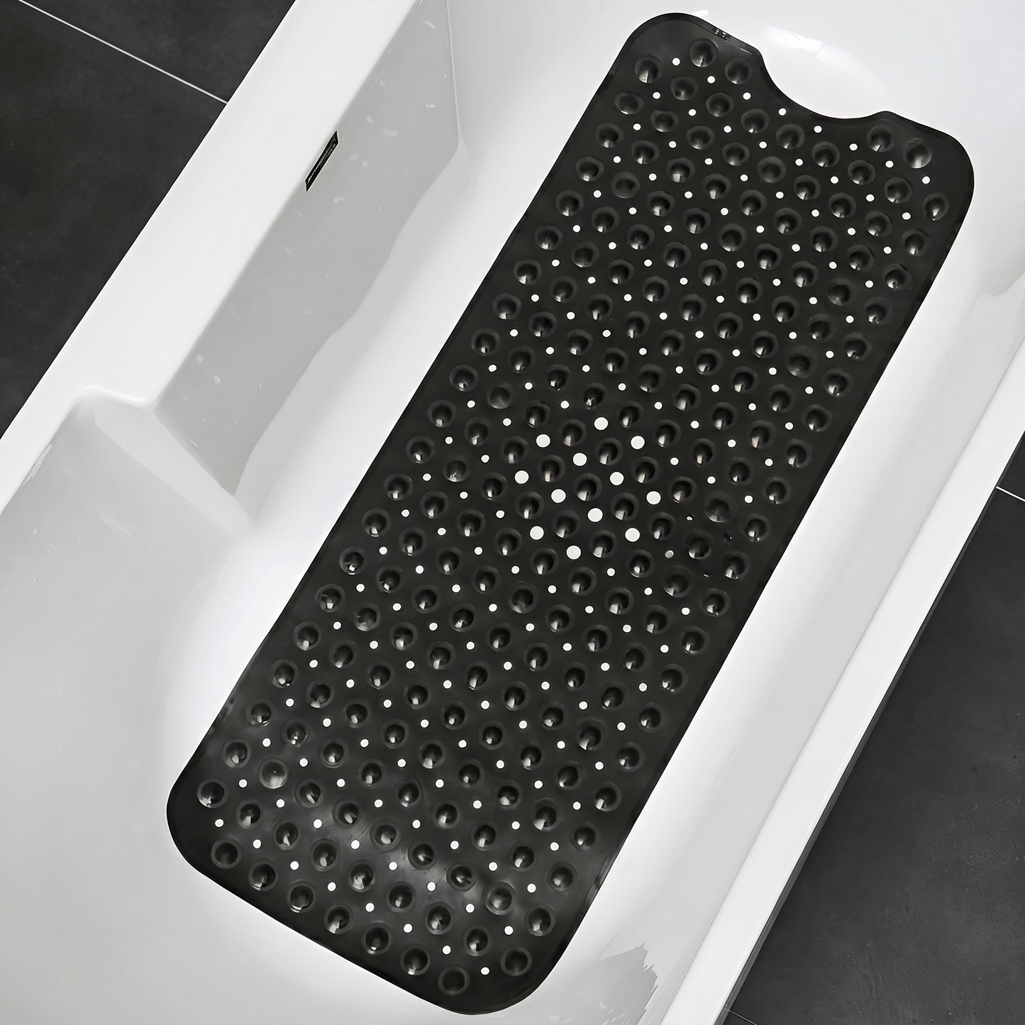 SafeGrip Non-Slip Shower Mat with Built-In Foot Scrubber