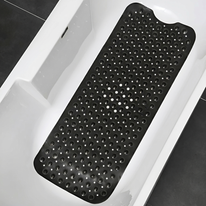 SafeGrip Non-Slip Shower Mat with Built-In Foot Scrubber