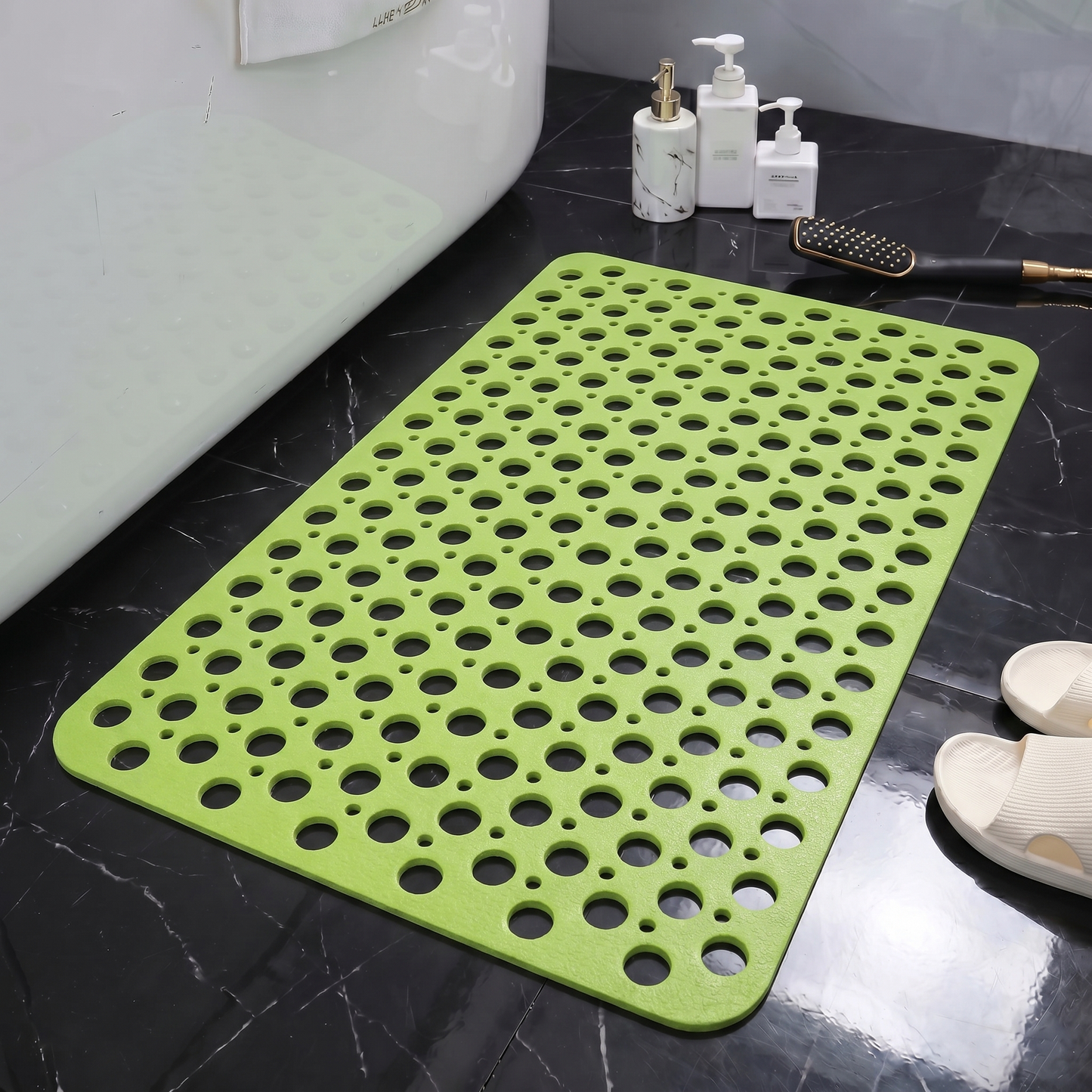 Secure Shower Mat | Non-Slip Bath Mat with Antibacterial Protection